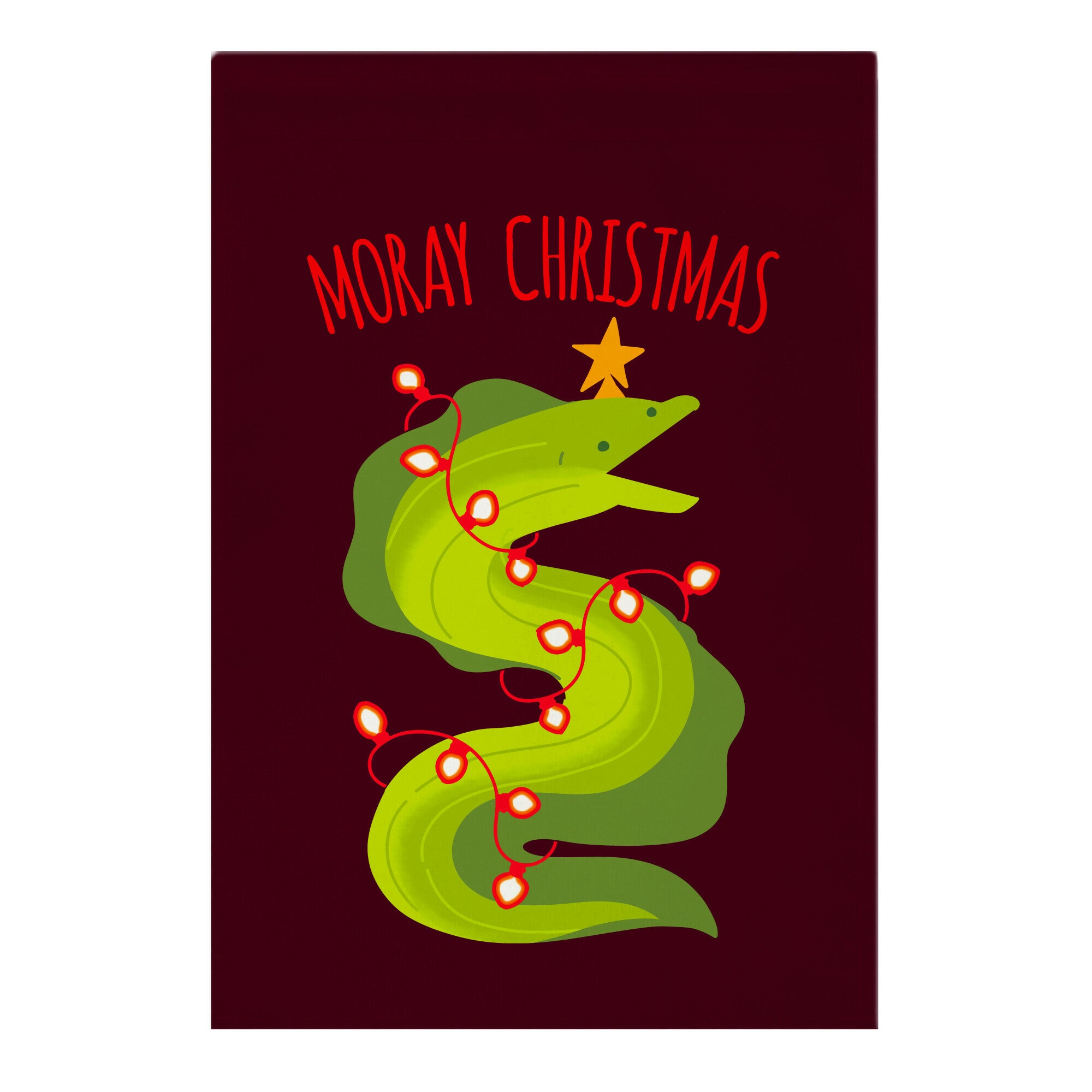 Moray Christmas Garden Flag